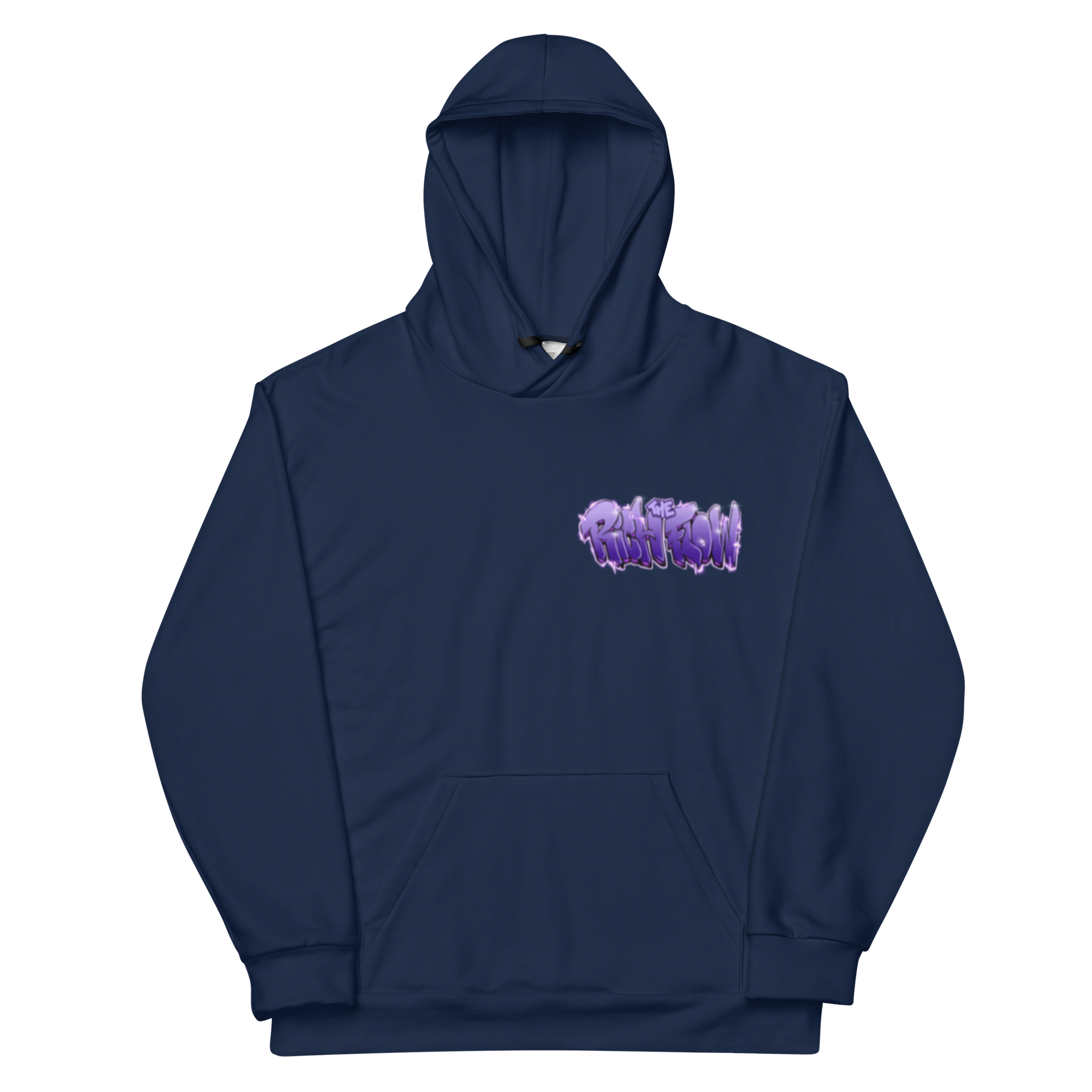 Blue and sales purple thrasher hoodie